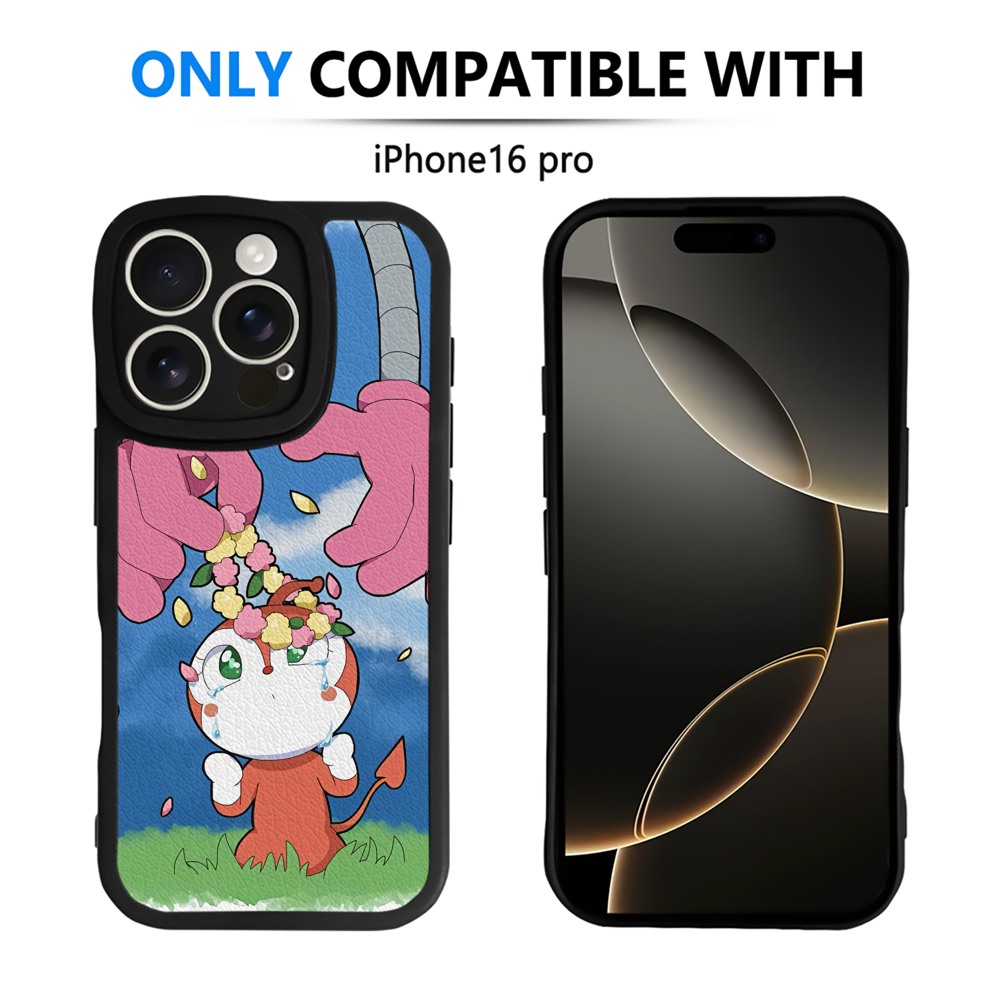 （画像用） アンパンマン Anpanman 【iPhone 16シリーズ対応】シリコンスマホケース（レザー調） 材質：シリコン